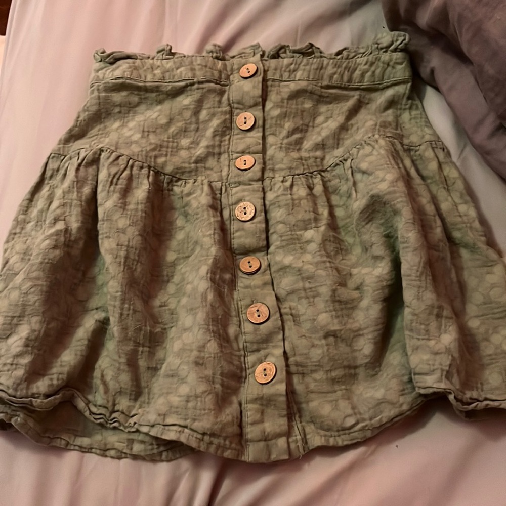 true craft green skirt
